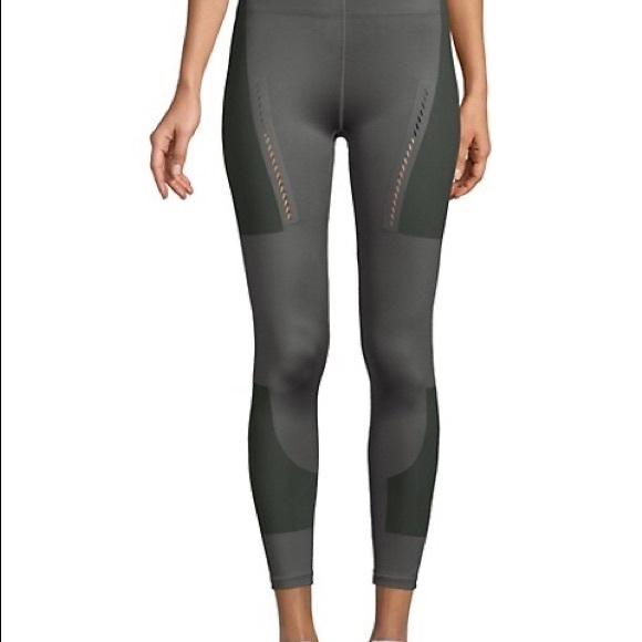 Adidas X Stella Mccartney Women`s Granite Lycra Fitsense Legging - Picture 6 of 15